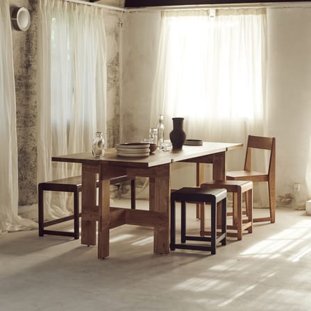 Tabouret Stool 01 bois marron - Frama 