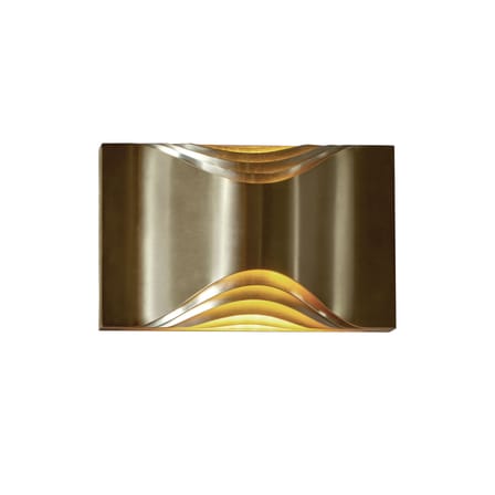 Wandleuchte Respiro Small gold metall / L 23 cm - Metall - DCW éditions