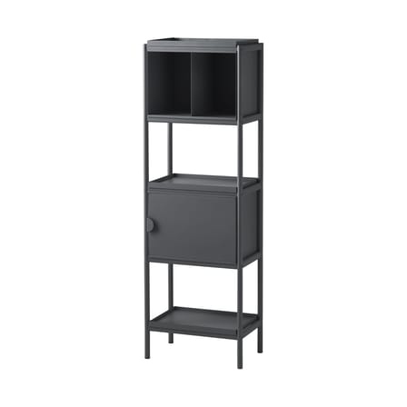 Étagère Toss Tall métal noir / L 59 x P 38 x H 182 cm - Modulable / Seconde vie - POLSPOTTEN