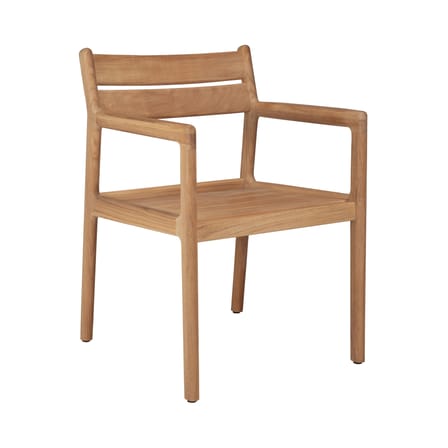 Accessoire  tissu bois beige / Coussin d'assise pour chaise & fauteuil de repas Jack Outdoor - Ethnicraft