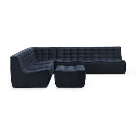 Chauffeuse N701 tissu gris - Ethnicraft