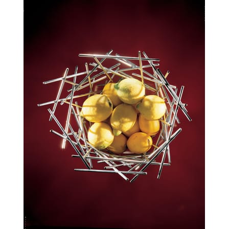 Corbeille Blow up métal / Ø 35 x H 31 cm - Fratelli Campana, 2004 - Alessi