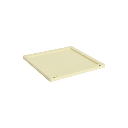 Couvercle  plastique jaune / Pour panier Colour Crate Medium Square & Cube 30 x 30 cm - Hay