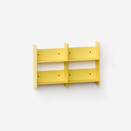 Étagère Pli métal jaune / L 30 x P 15 cm - TIPTOE