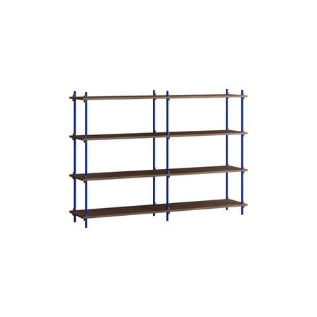 Étagère Shelving System – s.115.2.B bois marron / L 162 x H 115 x Prof. 35 cm - MOEBE