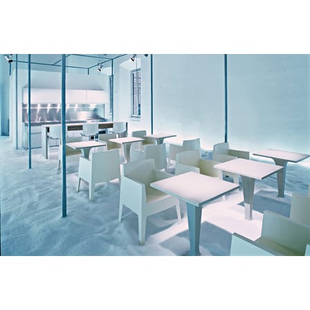 Fauteuil empilable Toy plastique blanc / Philippe Starck, 1995 - Driade