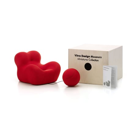 Miniatur La Mamma textil rot / Gaetano Pesce (1969) - Vitra