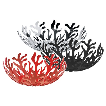 Corbeille Mediterraneo métal rouge / Ø 29 cm - Emma Silvestris, 2004 - Alessi