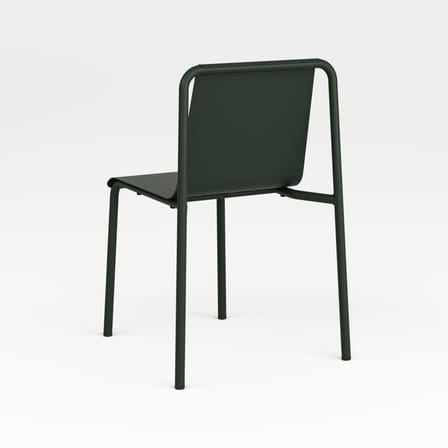 Panorama Stacking chair metal green - TIPTOE