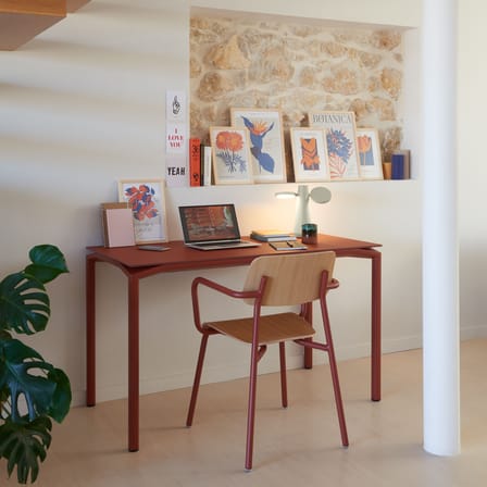 Table rectangulaire Calvi INDOOR / 126 x 63 cm - Plateau FENIX® - 2/4 personnes - Fermob