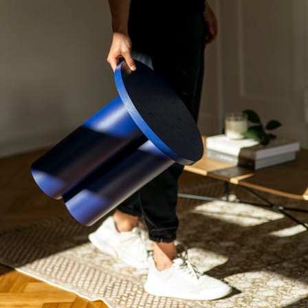 Tabouret Oly bois bleu - NOO.MA