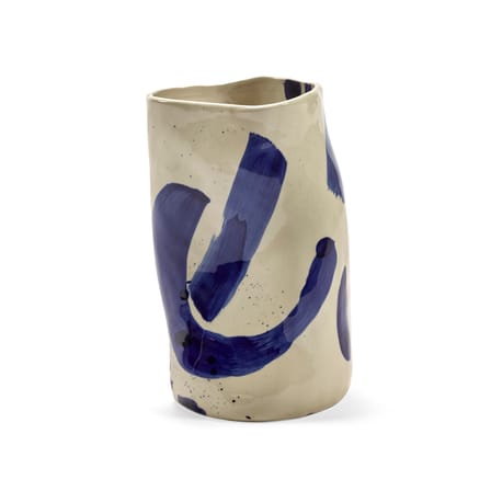 Vase Sophia Medium céramique bleu / H 23 cm - Serax