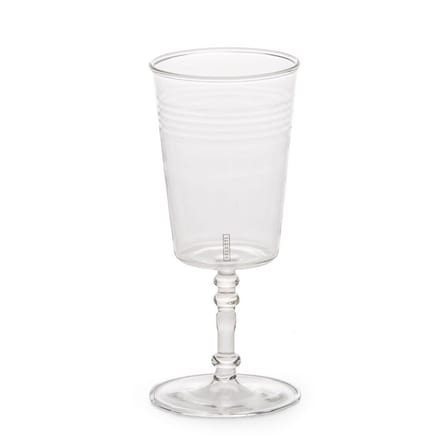 Bicchiere da vino Estetico quotidiano vetro trasparente / Set di 12 - Seletti
