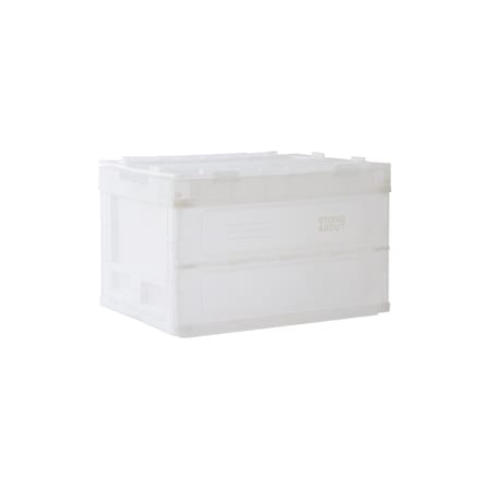 Boîte Blox Medium plastique transparent / 52.5 x 36 x H 33 cm - STUDIO ABOUT