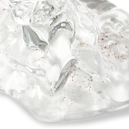 Bougeoir Drip Glass Small verre transparent / H 14 cm - Pols Potten