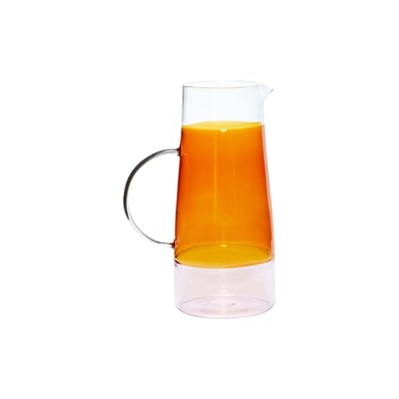 Caraffa Lemonade vetro arancione / 1,3 L - Soufflé bouche - HÜBSCH