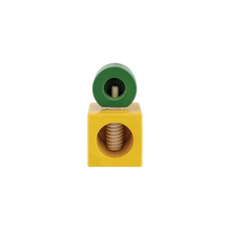 Casse-noix Twergi bois jaune / Ettore Sottsass, 1993 - Alessi