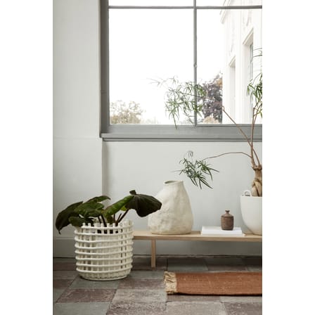 Console basse Kona bois naturel / L 140 x H 20 cm - Ferm Living