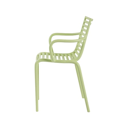 Fauteuil empilable PIP-e plastique vert / Philippe Starck, 2010 - Driade