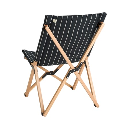 Outdoor Market Folding armchair textile wood black / Jasper Morrison - Hay
