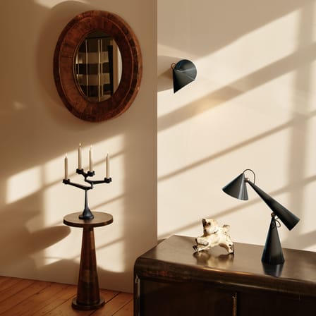 Lampada da parete Pose Surface LED metallo verde / Orientabile - Tom Dixon