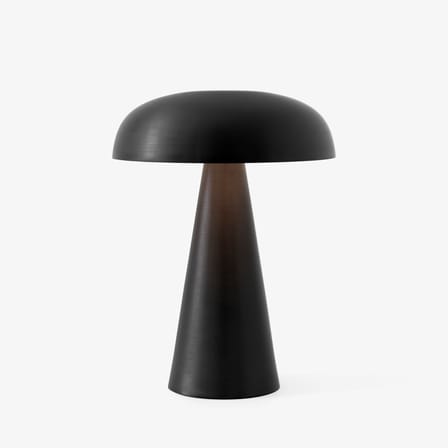 Lampe sans fil rechargeable Como SC53 LED métal noir / H 21 cm - &tradition