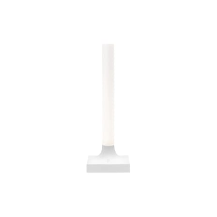 Lampe sans fil rechargeable Goodnight LED plastique blanc - Kartell