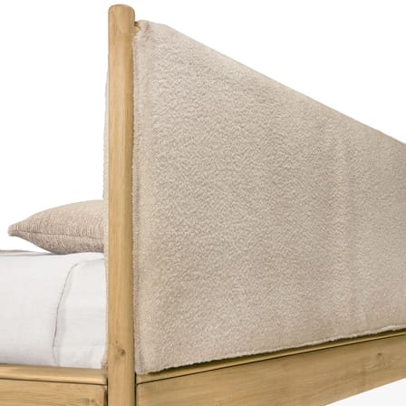 Lit double PI / Tête de lit tapissée - Pour matelas 160 x 200 cm - Ethnicraft