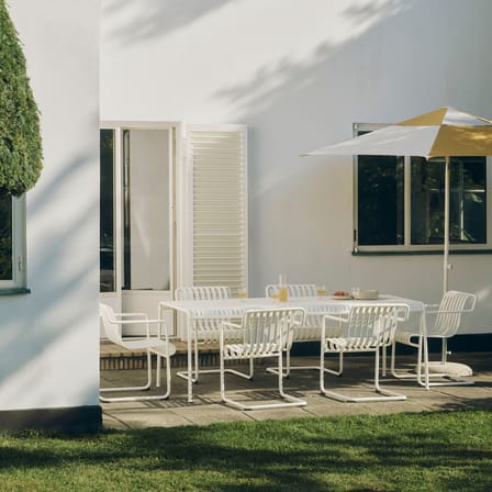 Parasol Terrazza - Hexagon tissu jaune / Ø 300 cm - Hay