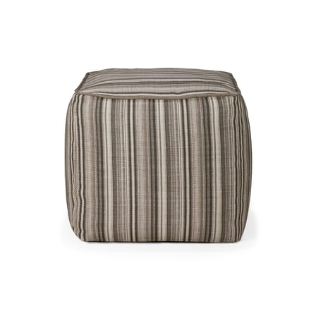 Pouf d'extérieur Zahara Outdoor tissu gris - Ethnicraft