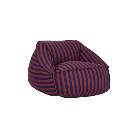 Pouf Ziggy tessuto blu - NOBODINOZ