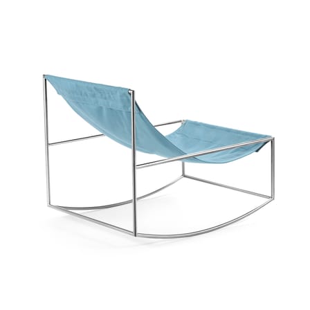  Rocking chair textile blue OUTDOOR - valerie objects