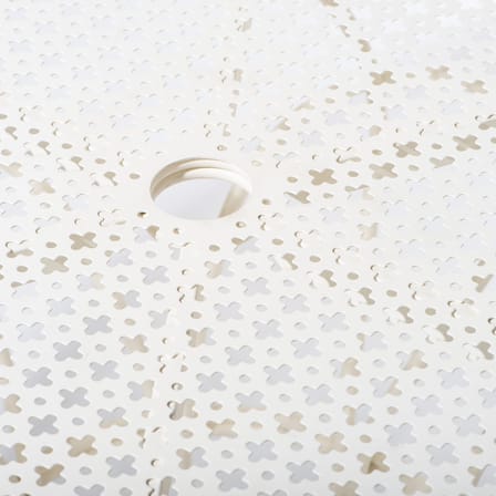 Al Fresco Round table metal white / Ø 120 cm - Parasol hole - BUSINESS & PLEASURE