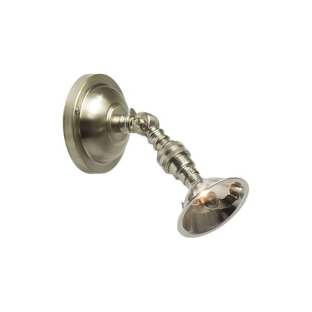Applique Spot argento metallo / L 17 cm - Orientabile - Original BTC