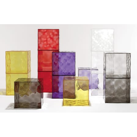 Rangement Optic plastique transparent / avec porte - Patrick Jouin, 2006 - Kartell