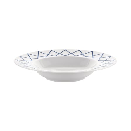 Set 4 assiettes creuses La Bella Tavola -  céramique blanc / Ettore Sottsass - Alessi