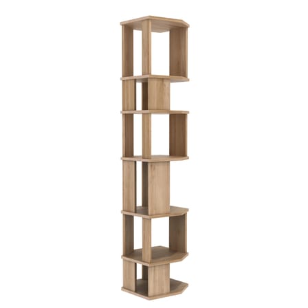 Bibliothèque Stairs bois naturel / Colonne - Chêne massif / L 46 cm x H 204 cm - Ethnicraft