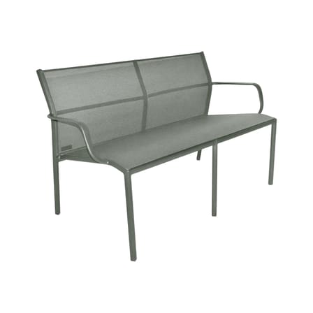 Canapé de jardin 2 places Cadiz Duo tissu vert / L 126 cm - 2 places - Fermob