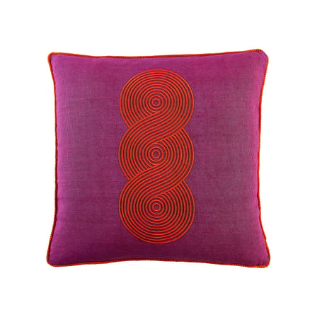 Pompidou Loops Cushion textile purple / 50 x 50 cm - Jonathan Adler