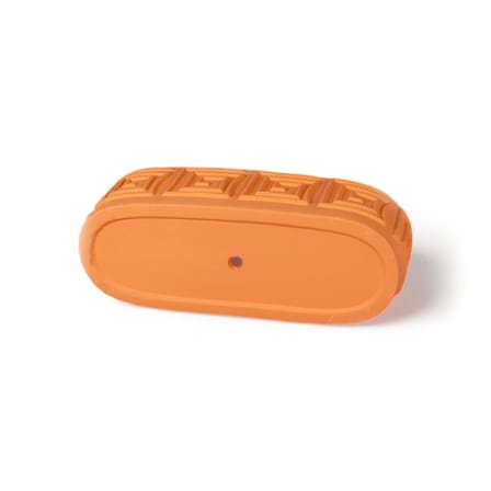 Jardinière Magna Graecia céramique orange / Avec soucoupe - 40 x 16 x H 11 cm - Terre cuite - Seletti