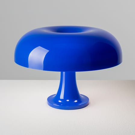 Lampe de table Nessino Artemide bleu / Ø 32 x H 23 cm - Réédition 1960s - Artemide