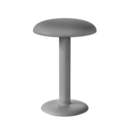 Lampe sans fil rechargeable Gustave LED gris argent métal / Ø 16 x H 23 cm - Flos