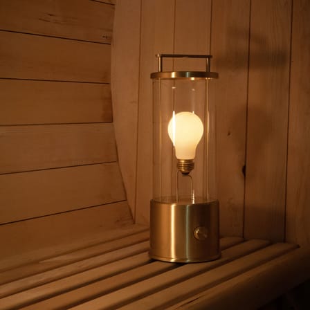 Lampe sans fil rechargeable The Muse 2.0 métal or / IP44 - Version laiton - TALA