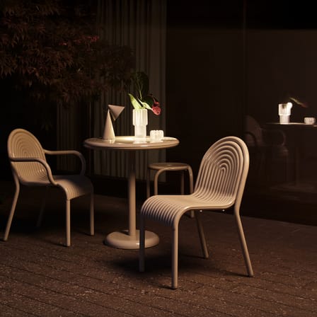 Portacandela Press Vertical vetro bianco - Tom Dixon