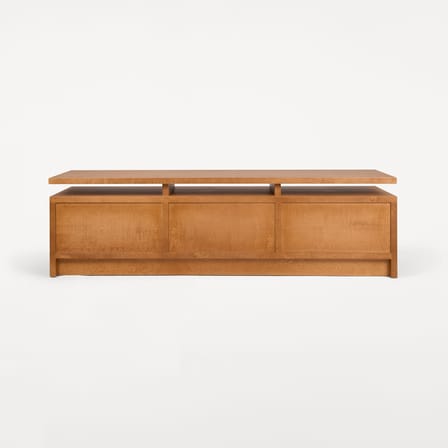 Console basse Ratio bois naturel / Meuble TV - L 140 x H 40 cm - Frama 