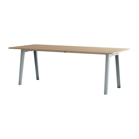 rechteckiger Tisch New Modern holz natur / 220 x 95 cm - Eiche öko-zertifiziert / 10 bis 12 Personen - TIPTOE