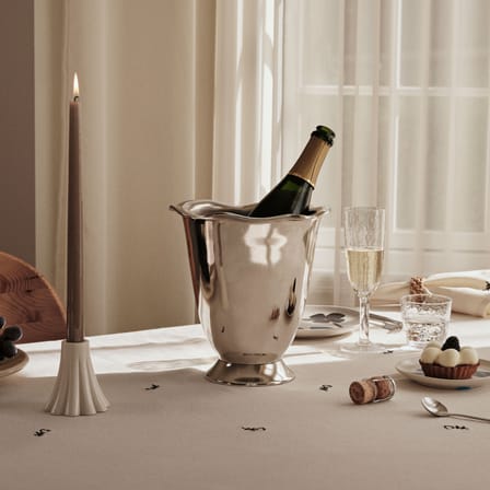 Seau à champagne Beatrice métal argent - BROSTE COPENHAGEN