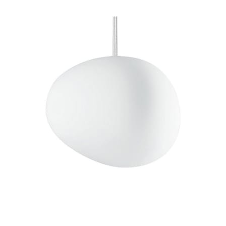 Suspension Gregg Piccola verre blanc / L 13 cm - Ludovica+Roberto Palomba, 2008 - Foscarini