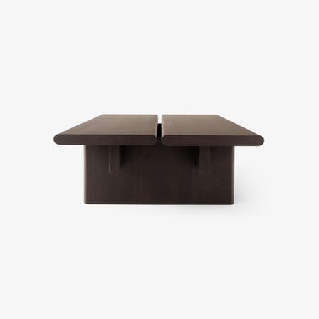 Table basse Ita OS3 bois marron / 110 x 60 x H 25 cm - &tradition