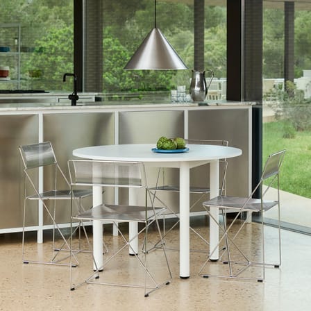 Table ronde Annex blanc / Ø 110 cm - Hay